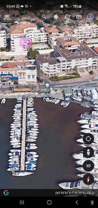 Standing Vue Mer Entre Cannes Et Antibes Golfe Juan Esterno foto